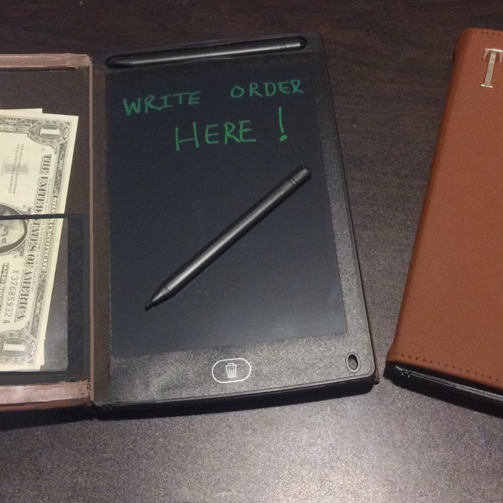 SERVERS (waiter/waitress) LCD PAPERLESS AND INKLESS ORDER PAD